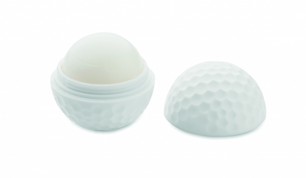 Logotrade promotional gift image of: Lip balm in golf ball shape